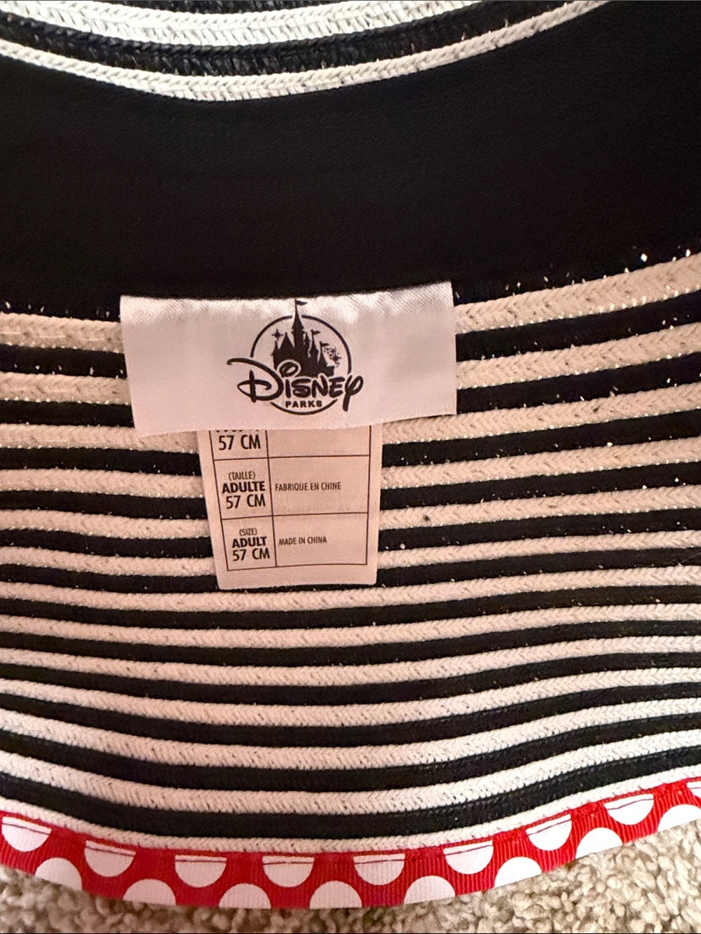 Disney Parks Roll up Minnie Sun Visor - Picture 4 of 7